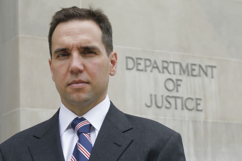 FILE - Jack Smith, the Department of Justice's chief of the Public Integrity Section, poses for a photo at the Department of Justice in Washington, Aug. 24, 2010. Smith, the prosecutor named as special counsel to oversee investigations related to former President Donald Trump, has a long career confronting public corruption and war crimes. (AP Photo/Charles Dharapak, File)