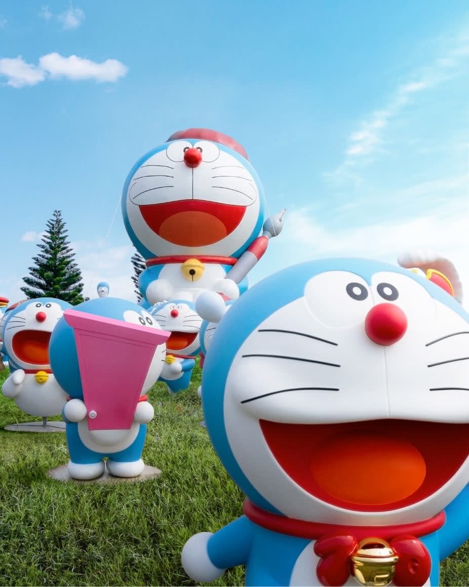 Hong Kong's best places to visit｜Doraemon check-in spots for free! Tsim Sha Tsui's 4 exhibition areas/Siu Hong Station themed platform/check-in train/Ngong Ping 360 themed cable car