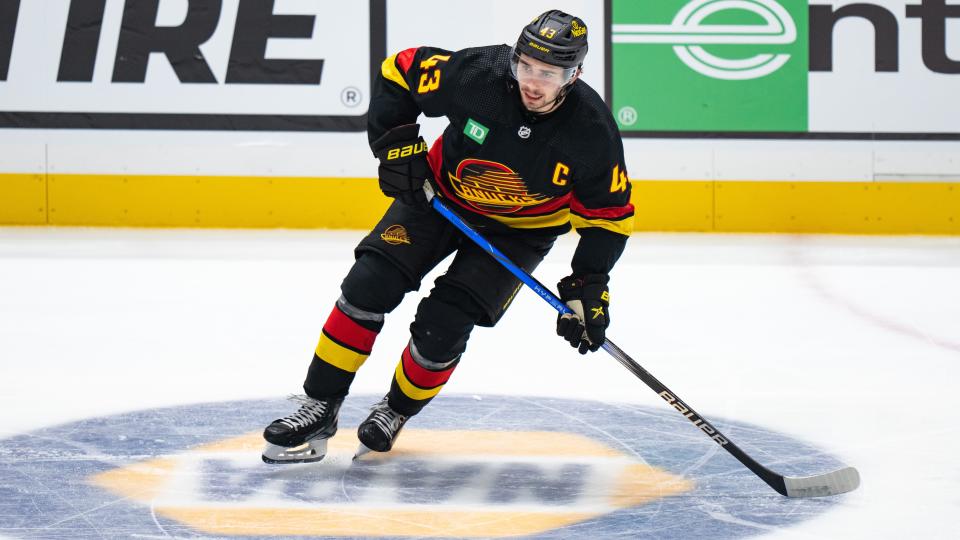 Quinn Hughes and the Vancouver Canucks have obliterated expectations in the early going. (Ethan Cairns/Icon Sportswire via Getty Images)