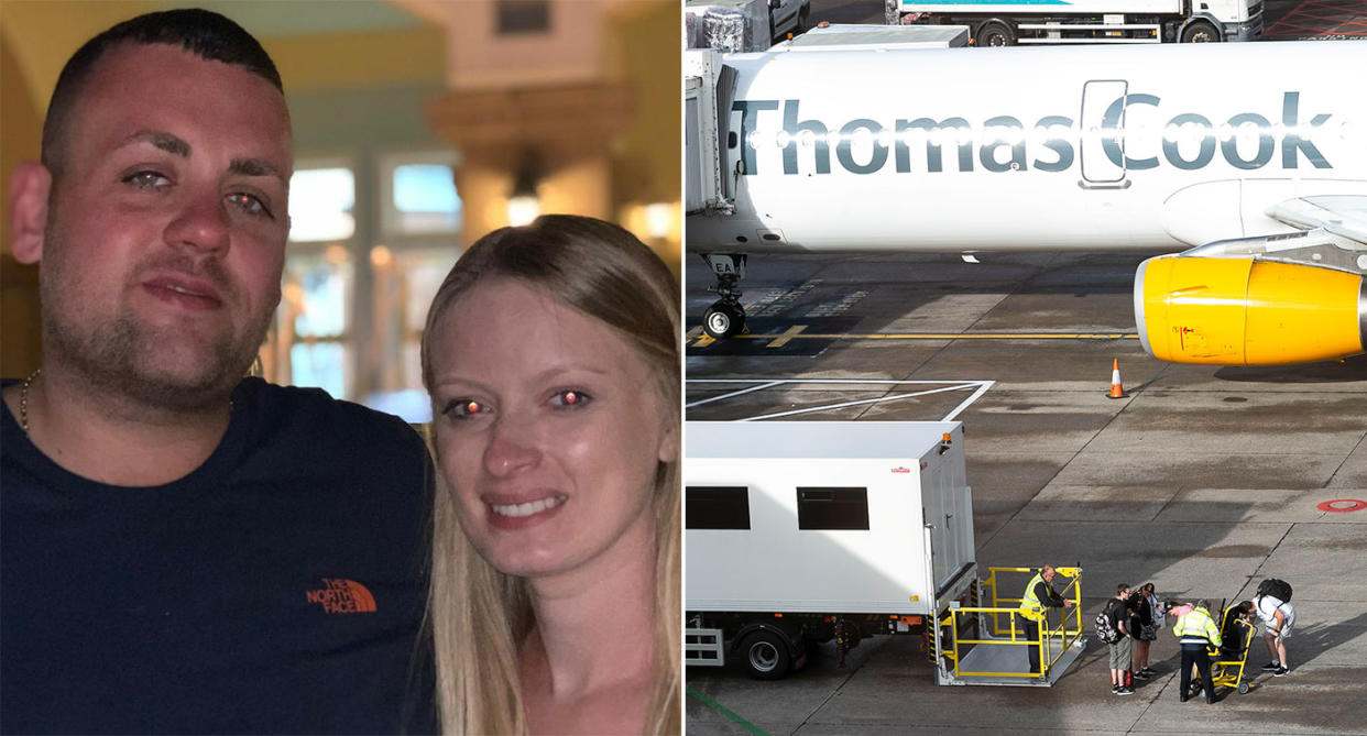 A man called Thomas Cook has been left "shattered" as his Greek wedding in Rhodes looks unlikely to go ahead after the holiday firm of the same name collapsed. (Facebook)