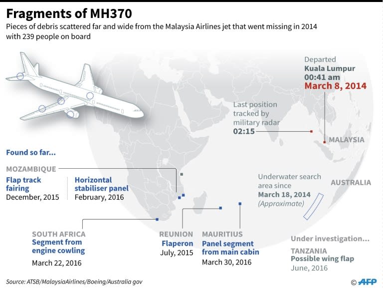 Flight MH370 vanished in 2014 with 239 people on board