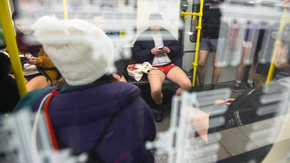 No Pants Subway Ride