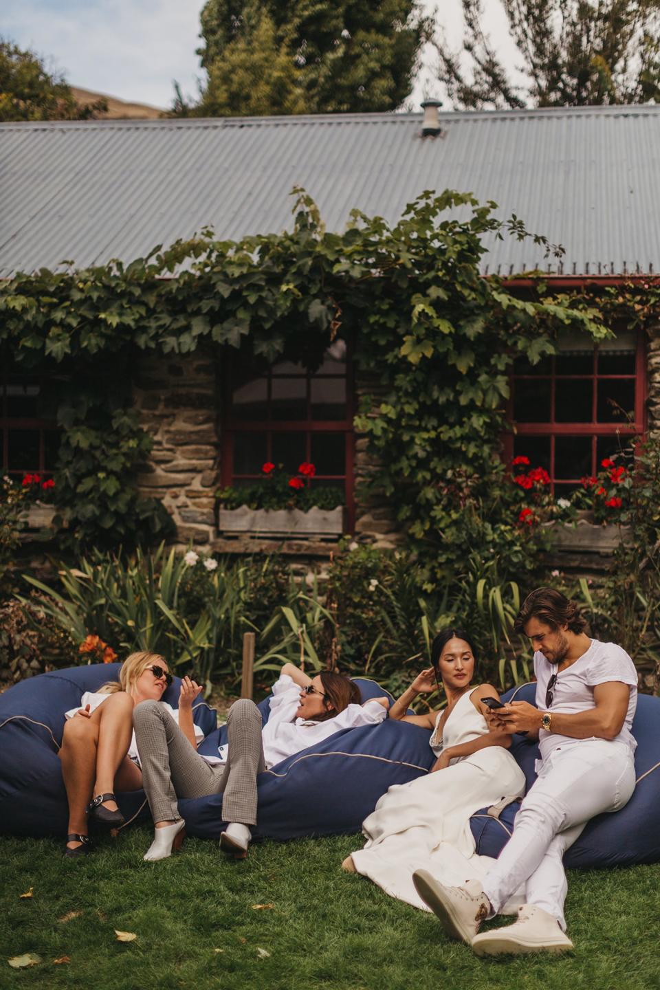 The social media star married photographer Luke Shadbolt at Rippon Hall in Lake Wanaka—a biodynamic vineyard that believes that the energy and love from each wedding goes into the earth and helps the grapes grow.