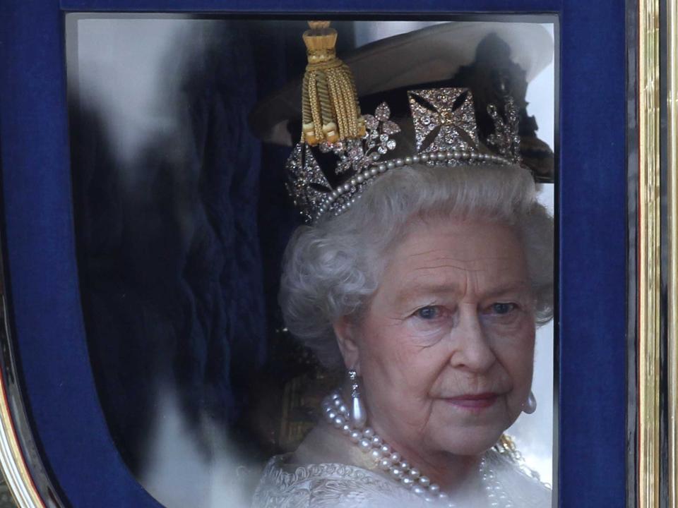 Queen Elizabeth II In Carriage