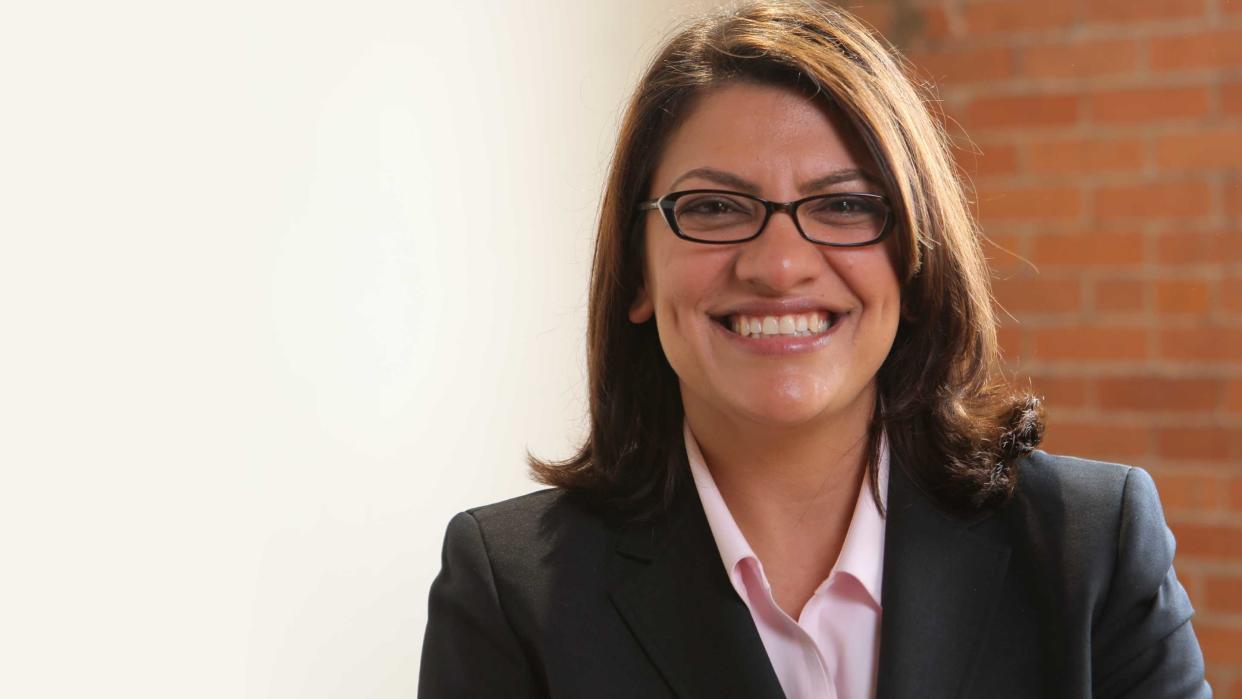 Rashida Tlaib is an activist, a lawyer, and a 2018 congressional candidate in Michigan, who hopes to become one of the first two Muslim women in Congress. (Photo: Makers)