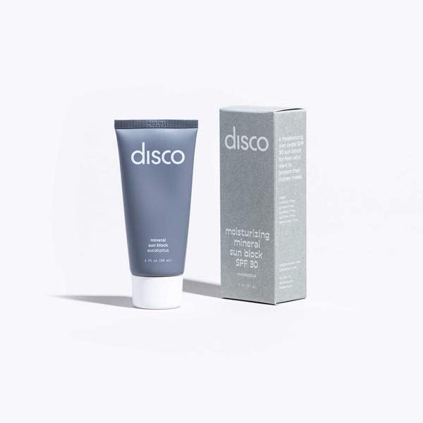 Disco Mineral Sunblock; best men's skincare brands, best skincare brands for men