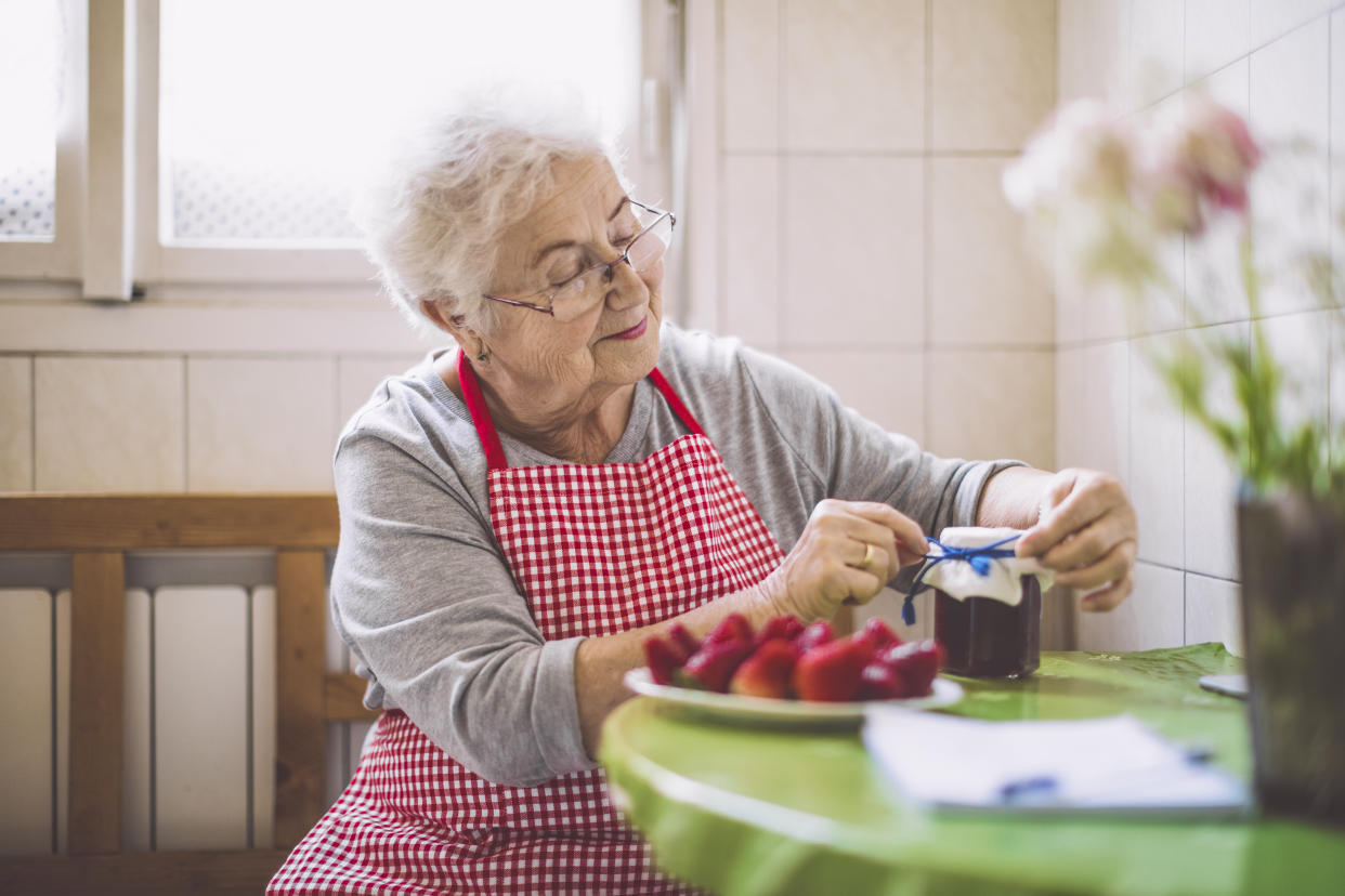 Beautiful active senior woman