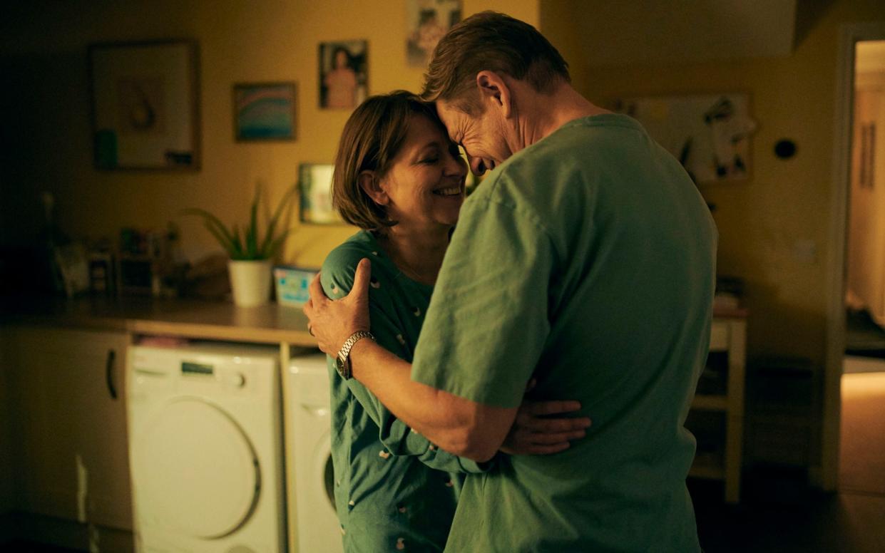 Sean Bean and Nicola Walker as Ian and Emma in Marriage - Rory Mulvey/BBC