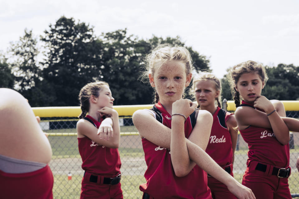 kids stretching before a game