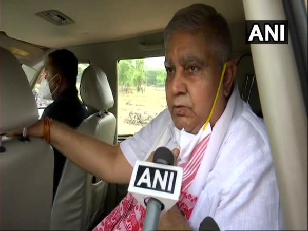 West Bengal Governor Jagdeep Dhankhar speaking to ANI on Saturday.