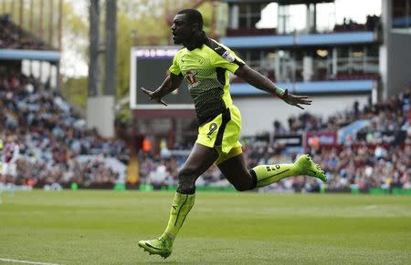 Britain Soccer Football - Aston Villa v Reading - Sky Bet Championship - Villa Park - 15/4/17 Joseph Mendes celebrates scoring the second goal for Reading Mandatory Credit: Action Images / Matthew Childs Livepic