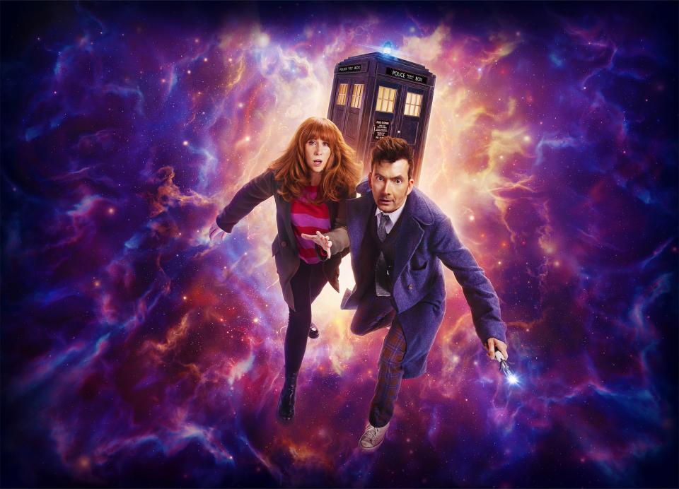 Doctor Who Specials 2023,The Doctor (DAVID TENNANT), Donna Noble (CATHERINE TATE),BBC Studios 2023,Zoe McConnell