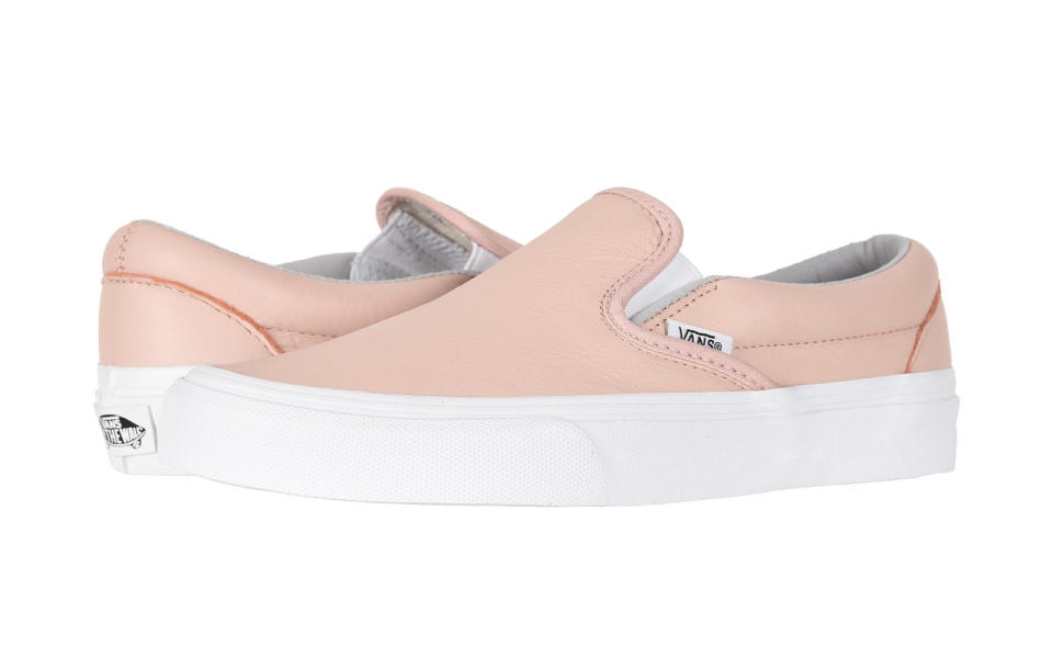 Vans Classic Slip-on in Leather Oxford/Evening Sand