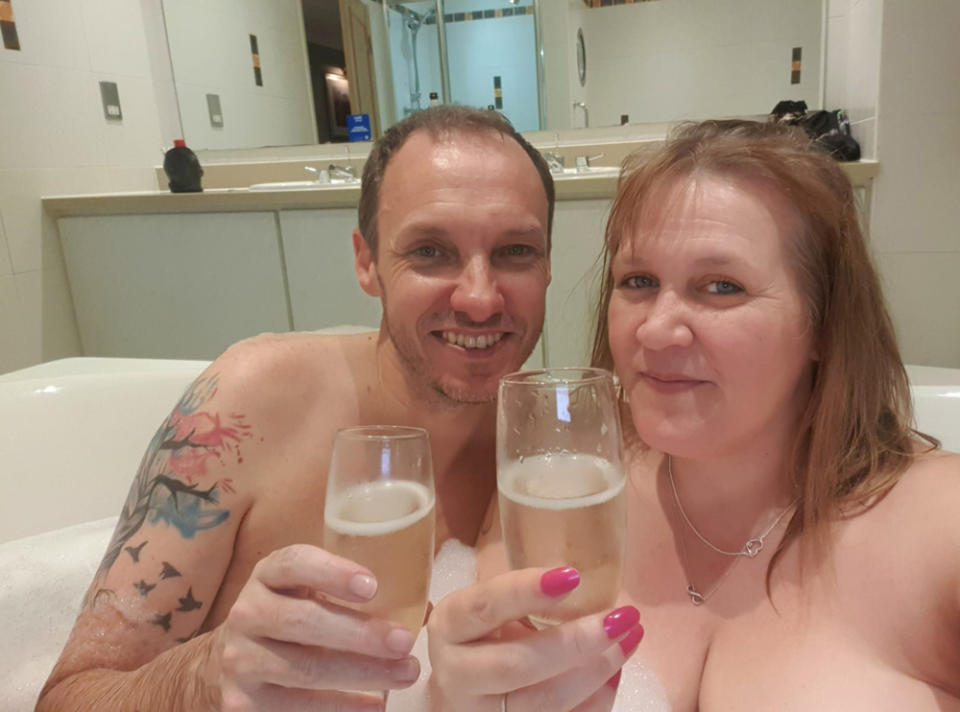 The couple have both found naturism brings them confidence. (PA Real Life)