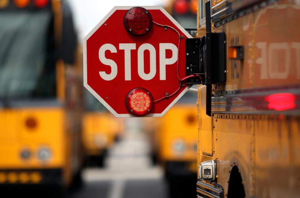 There are 12,620 bus stops in the Palm Beach County School District.