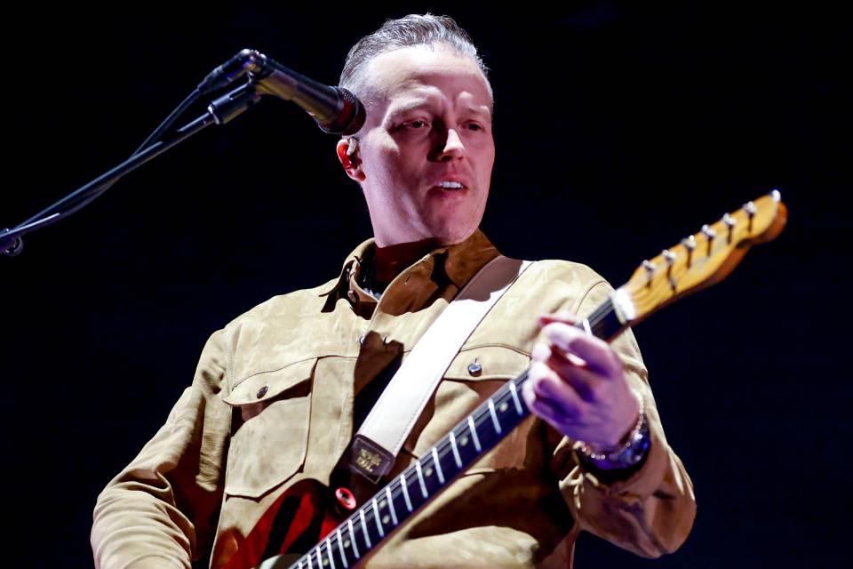Jason Isbell and the 400 Unit perform at the Paycom Center in Oklahoma City, on Friday, Jan. 19, 2024.