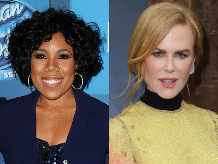 photo of melinda doolittle next to photo of nicole kidman