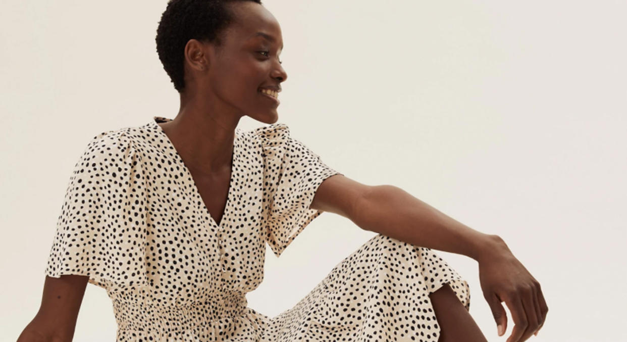 We predict M&S' new polka dot dress will sell out fast.  (Marks and Spencer)