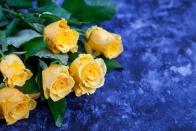 <p>The celebration of 50 years truly does deserve something special. This is the only anniversary which is marked by two flowers: yellow roses and violets. Yellow roses are symbolic of beauty and prosperity whilst violets represent humility and commitment.</p>