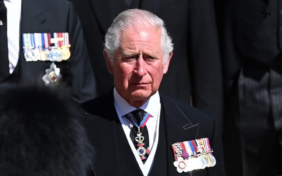 Prince Charles pictured prior to the funeral - Leon Neal/WPA Pool/Getty Images