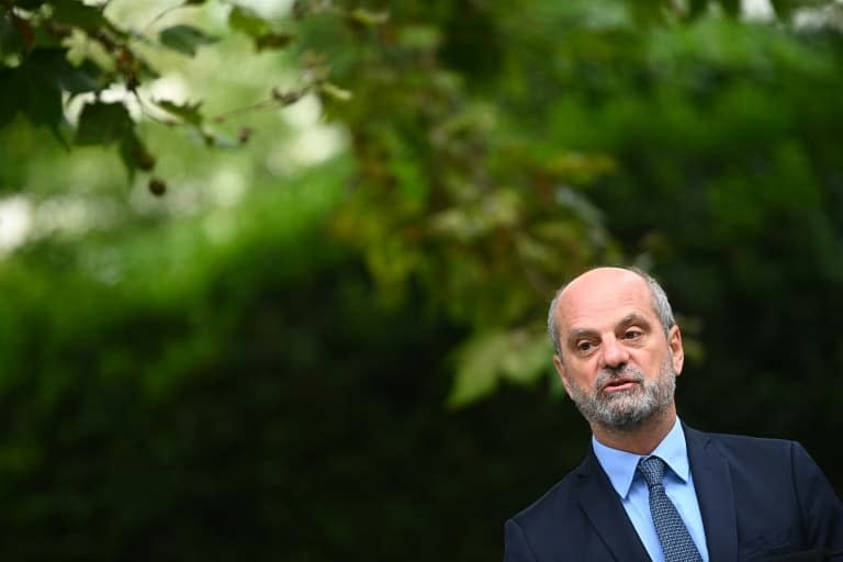 Le ministre de l'Éducation nationale Jean-Michel Blanquer le 26 août 2021 à Paris - Christophe ARCHAMBAULT © 2019 AFP