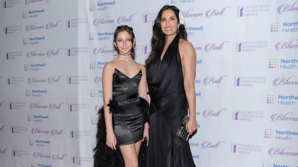 PHOTO: Krishna Thea Lakshmi-Dell and Padma Lakshmi at the Blossom Ball Endometriosis Foundation of America held at Cipriani 42nd Street, March 20, 2023, in New York City. (Aurora Rose/Variety via Getty Images)