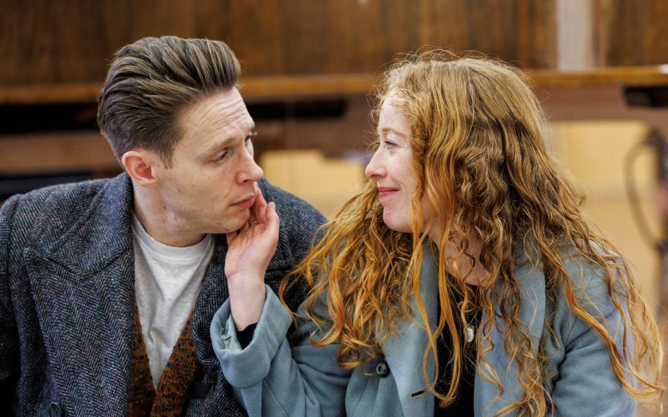 Ben and Imo rehearsals: Samuel Barnett and Victoria Yeates