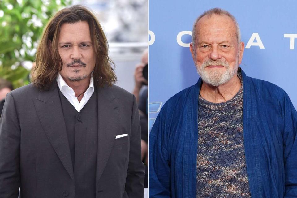 <p>Rocco Spaziani/Archivio Spaziani/Mondadori Portfolio via Getty, Ian West/PA Images via Getty</p> (Left to right:) Johnny Depp, Terry Gilliam in 2023