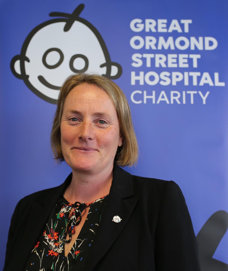 GOSH Charity’s chief executive Louise Parkes is running the TCS London Marathon (GOSH Charity/PA)