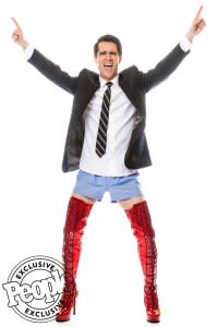 Check Out Brendon Urie in His Kinky Boots Costume — Underwear, Thigh ...