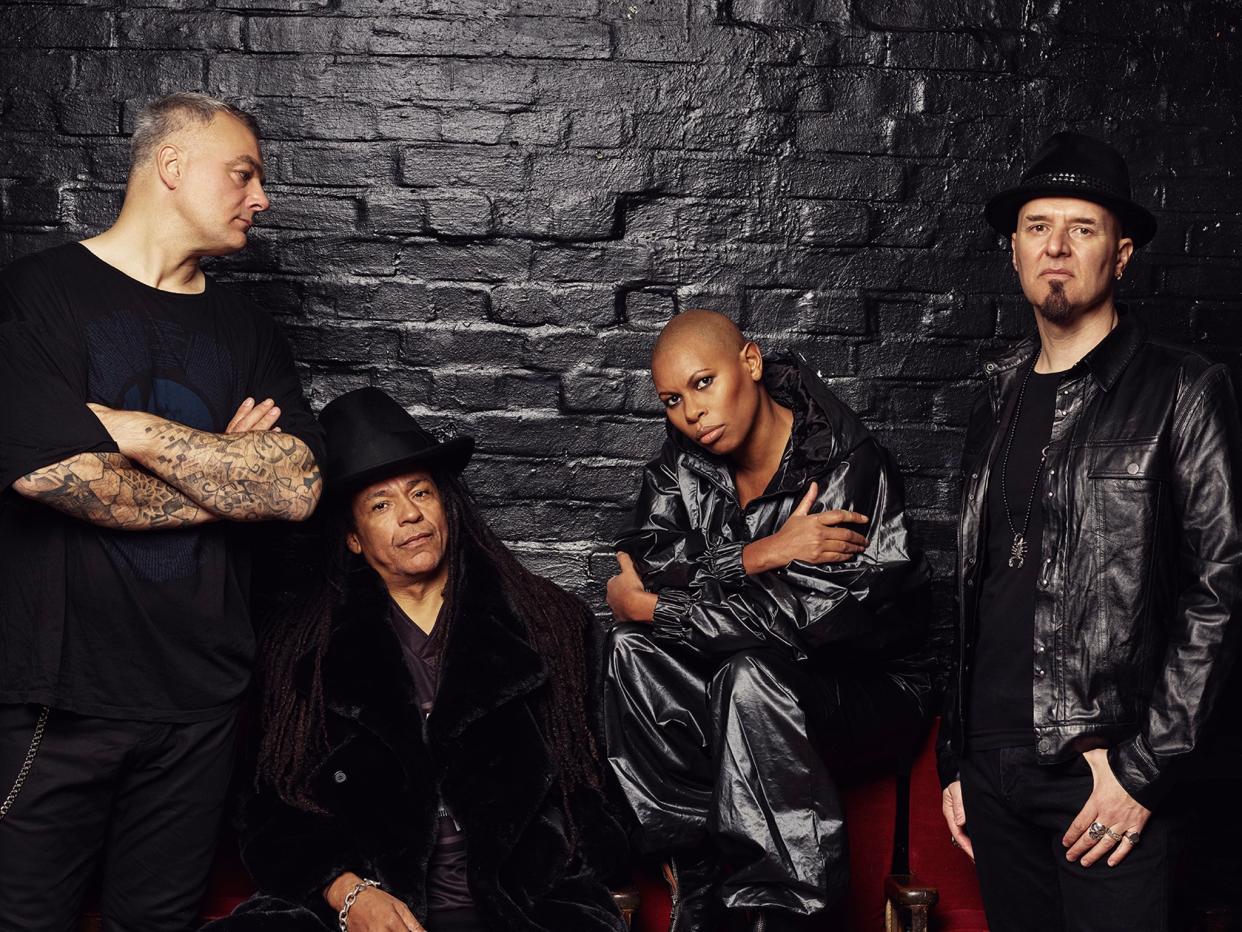Skunk Anansie members Mark Robinson, Cass, Skin and Ace (PR)