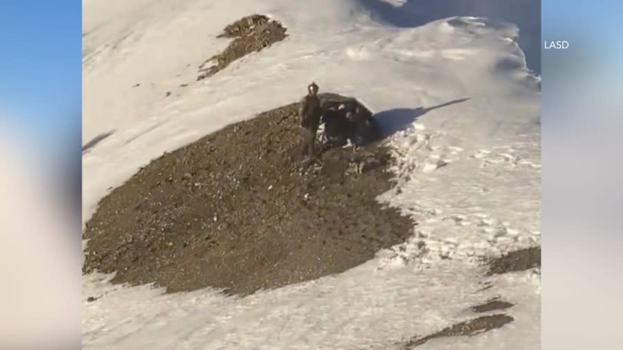6 trapped hikers airlifted off Mt. Baldy
