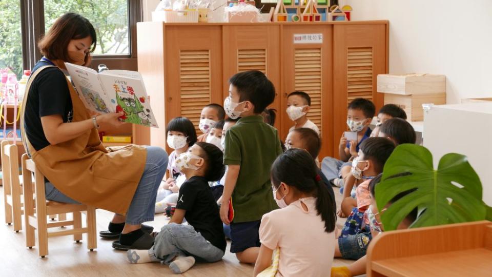 科工館非營利幼兒園打造科學幼苗成長與學習的全新環境，南臺灣首座博物館內幼兒園十五日開園。　（記者王正平攝）