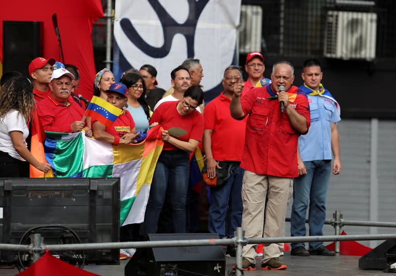 Pro-government rally in Caracas