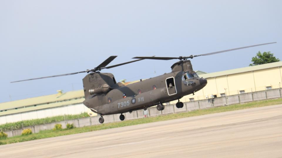 CH-47SD契努克運輸直升機。慶籌會提供