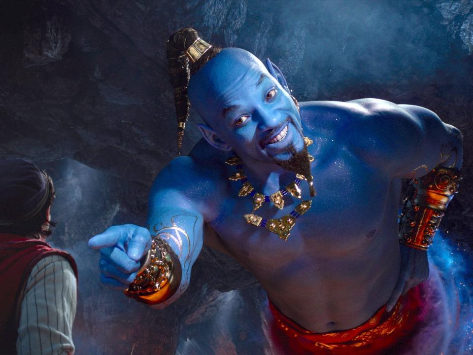 Will Smith Genie Disney Aladdin live action remake 