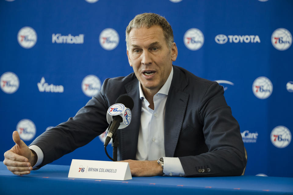 Philadelphia 76ers president of basketball operations Bryan Colangelo (AP)