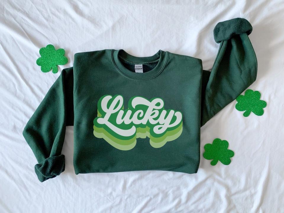 16) Lucky Retro Sweatshirt