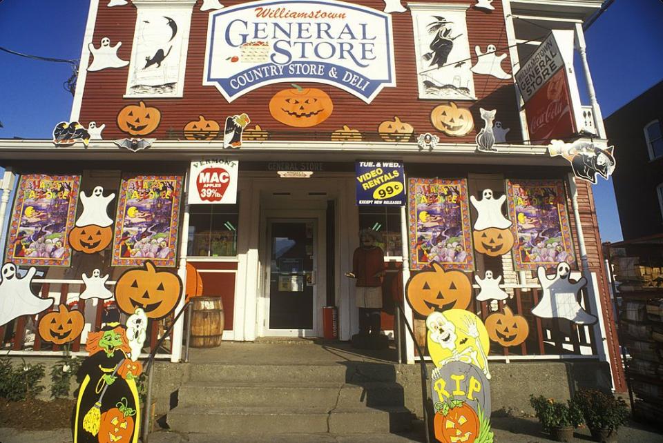 general store vintage halloween decorations