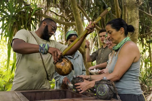 <p>Robert Voets/CBS</p> The Siga tribe on 'Survivor 46'