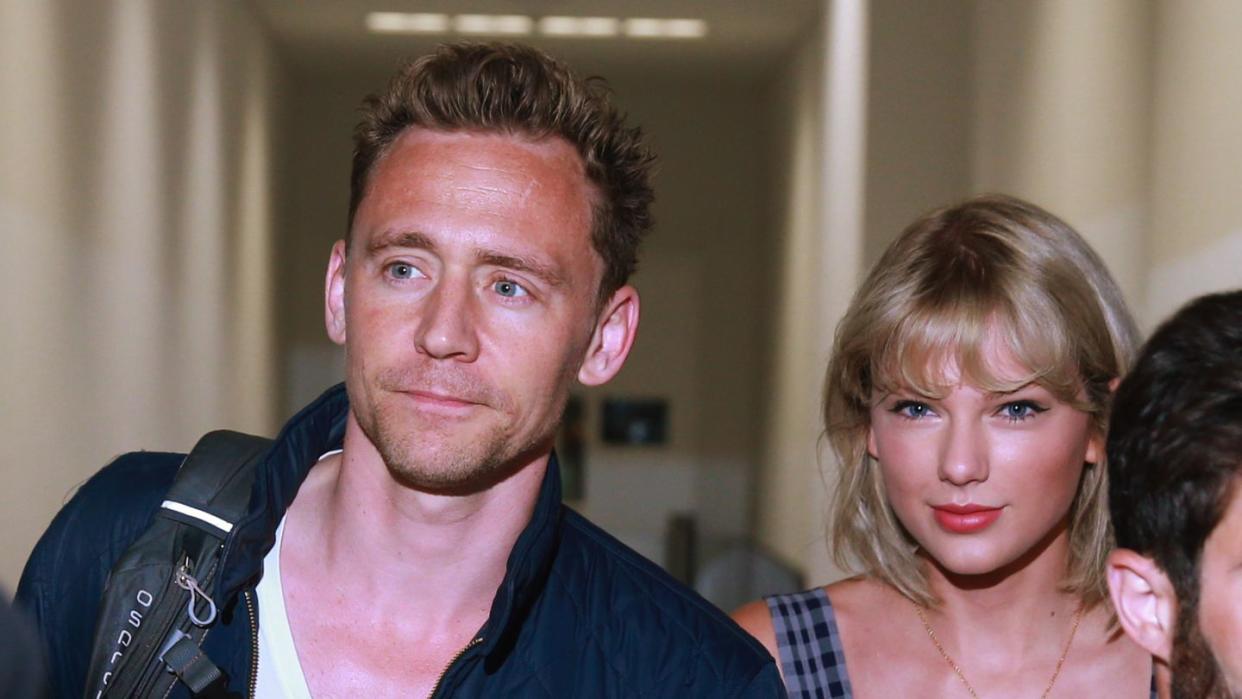 tom hiddleston and taylor swift sighting at sydney airport