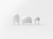 The Kurage lamp collection by Nendo for Foscarini