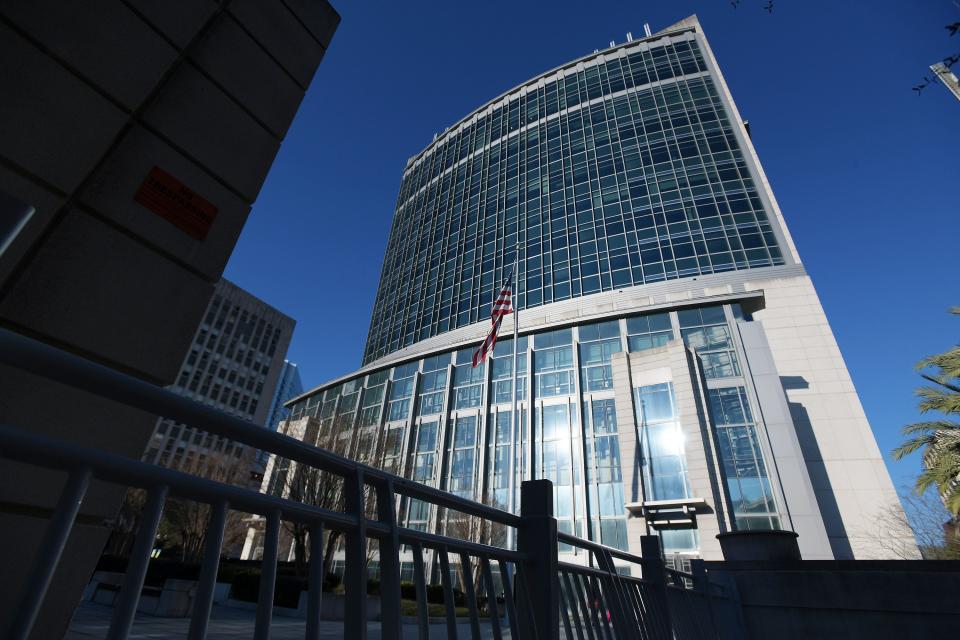 Jacksonville's federal courthouse, photographed in February.