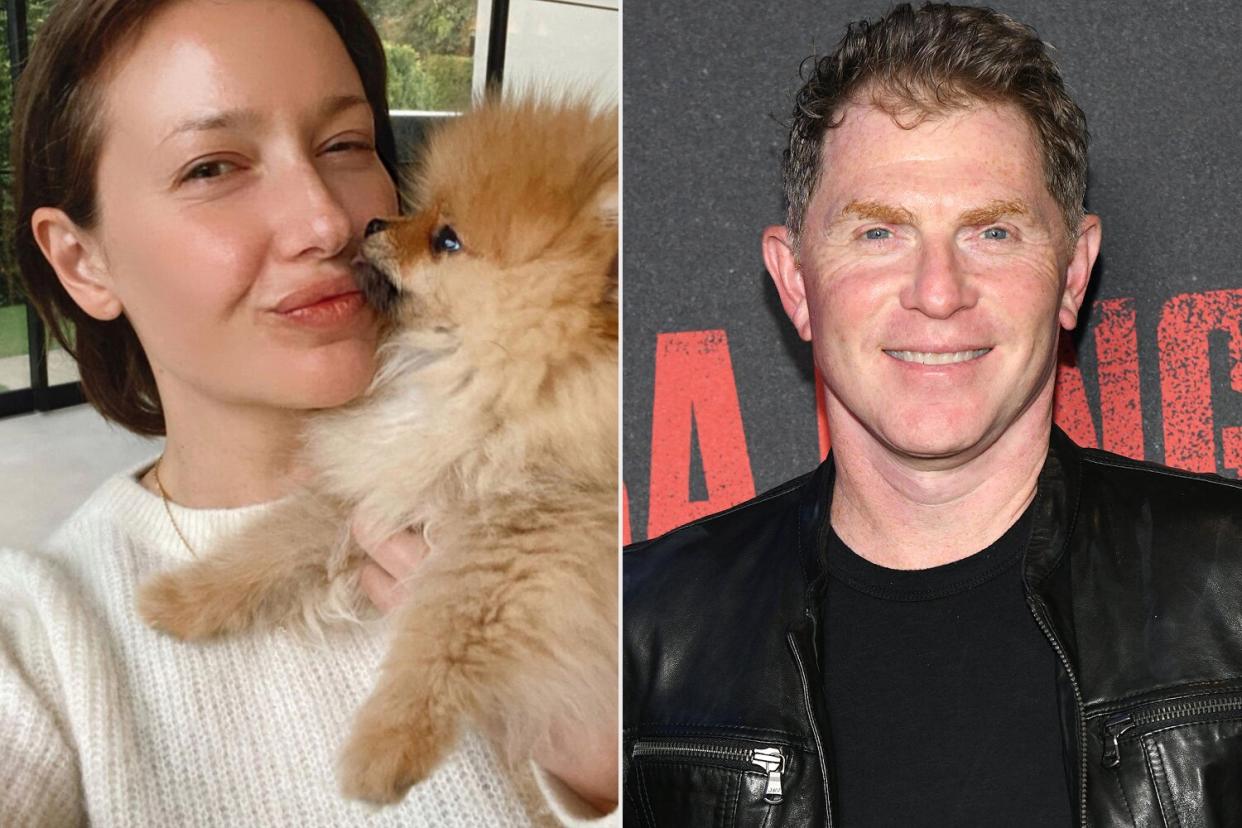 Bobby Flay surprises girlfriend christina Pérez with new puppy Allspice