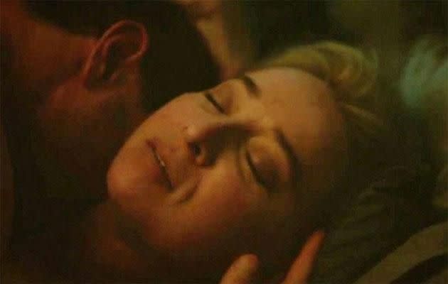 The couple's steamy scene in Offspring. Source: Network Ten