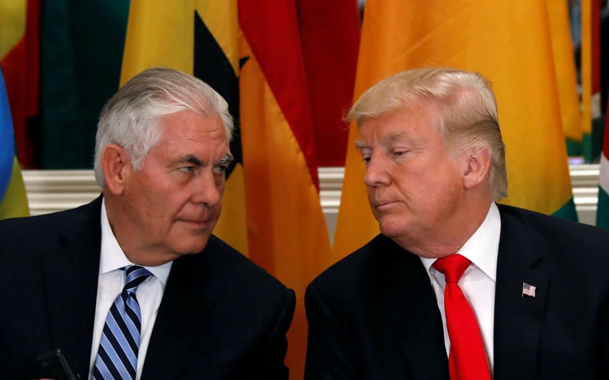 Rex Tillerson and Donald Trump - REUTERS