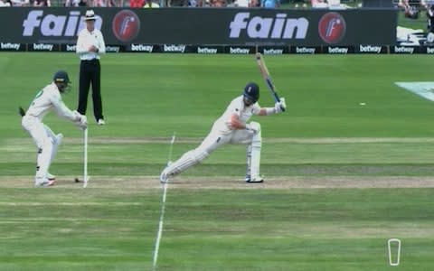 Stumping appeal - Credit: Sky Sports