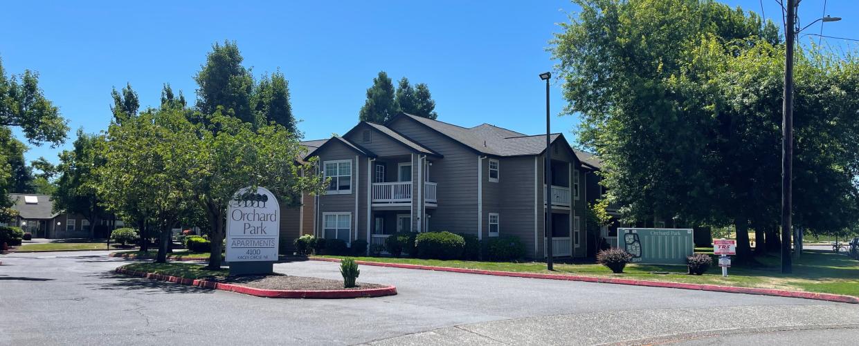 The Orchard Park Apartments in northeast Salem.