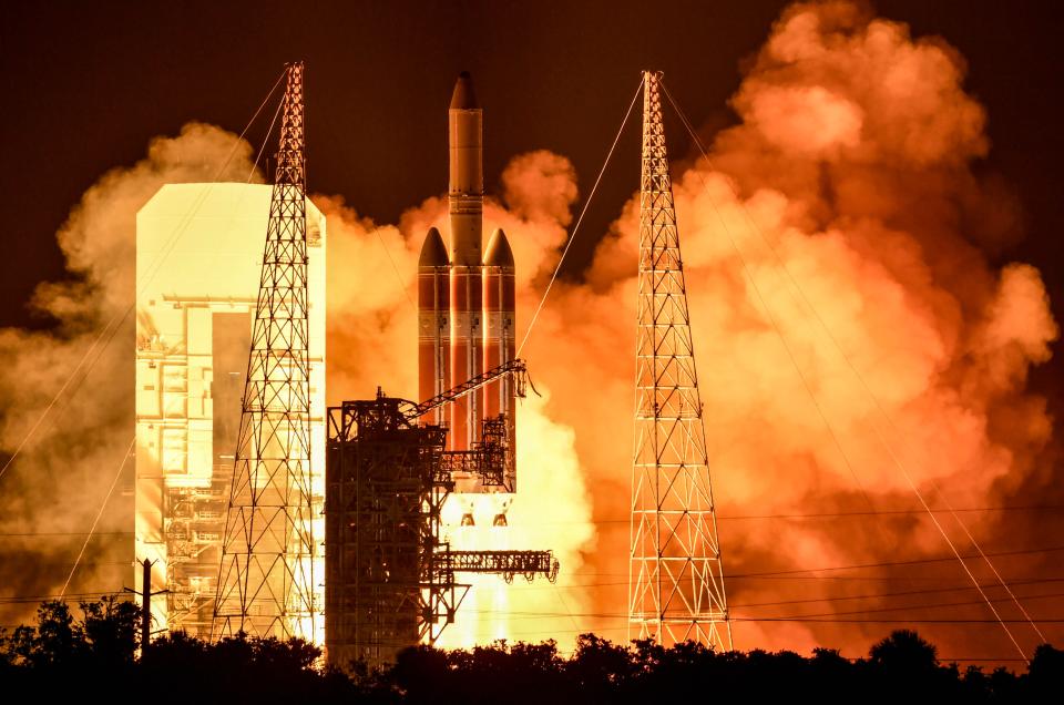 A United Launch Alliance Delta IV Heavy lifts off from Cape Canaveral Space Force Station, FL Thursday, June 22, 2023 carrying a payload for the National Reconnaissance Office.. Craig Bailey/FLORIDA TODAY via USA TODAY NETWORK