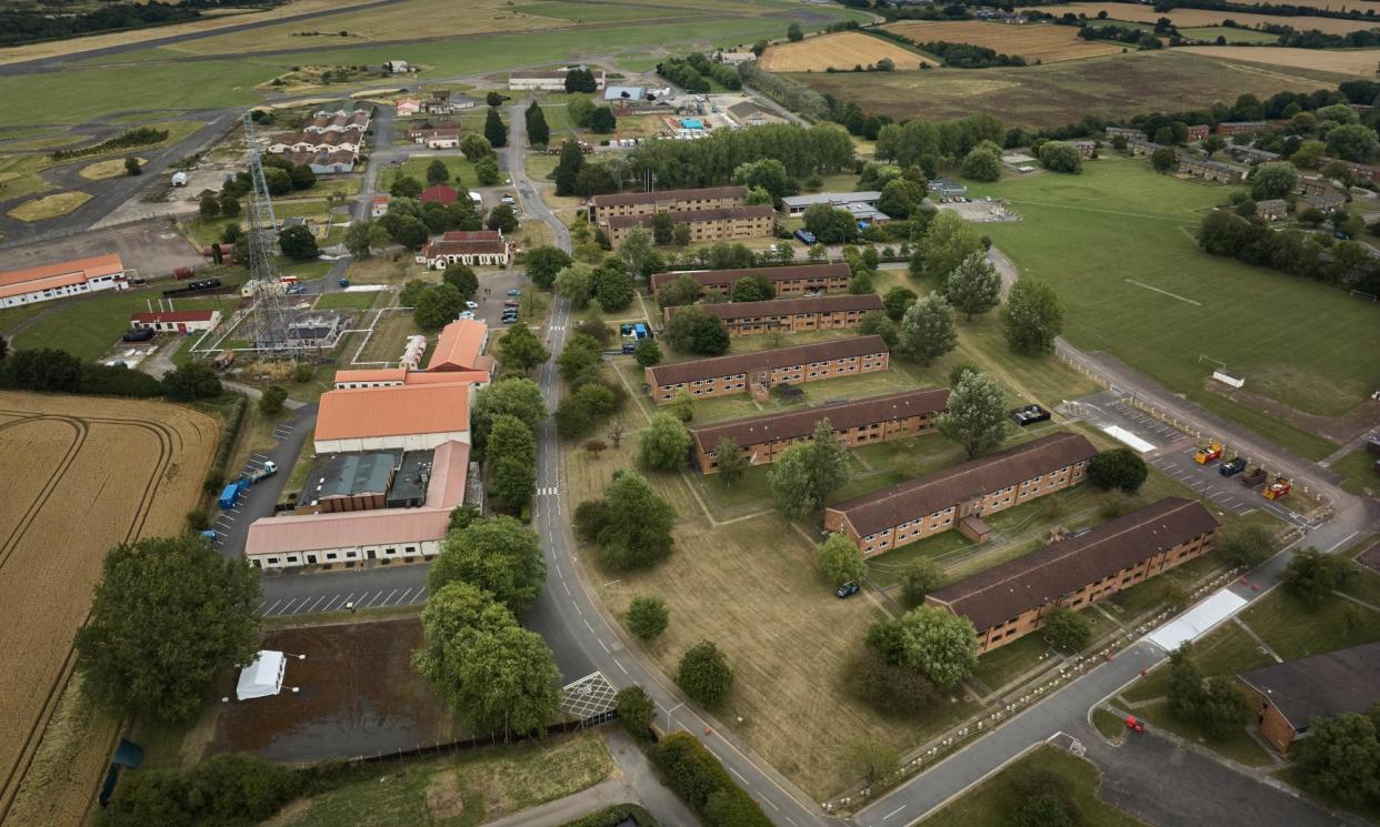 <span>The Wethersfield site is a former RAF base.</span><span>Photograph: David Levene/The Guardian</span>